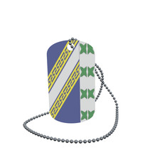 Dog Tag Flag Les No s-pr s-Troyes Dog Tag Aluminium 30 x 50mm