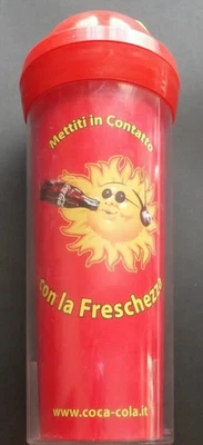 COCA COLA, bouteille en plastique dur, avec paille interne, capacité maximale... - Photo 1/4