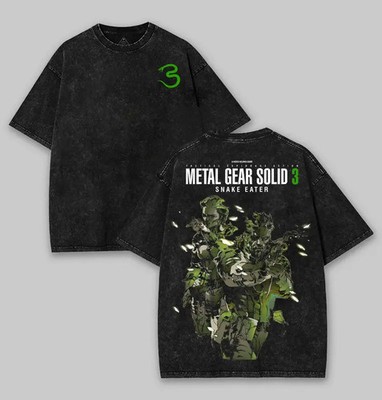 Metal Gear Solid 3 Snake Eater T-Shirt Game Lover Game Shirt Vintage Unisex