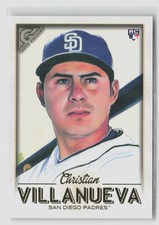 2018 TOPPS GALLERY CHRISTIAN VILLANUEVA #64 RC PADRES