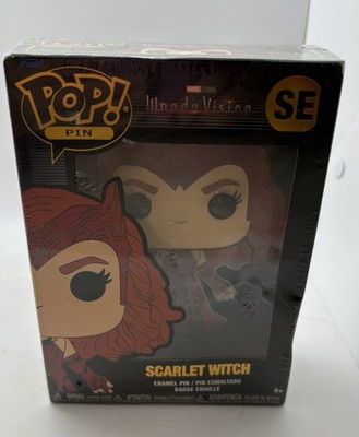Funko Pop! PIN Marvel SE Wanda Vision Scarlet Witch Enamel Pin w/Removable Stand