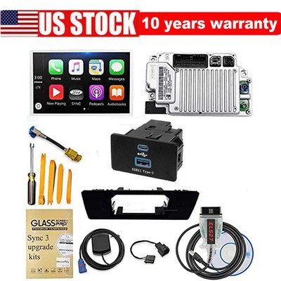 Factory SYNC 2 to SYNC 3 3.4 Upgrade Carplay KIT FIT For Ford SYNC 3 Smooth GPS