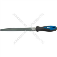 Image of Draper Engineers Flat Second Cut File with Soft Grip Handle, 200mm