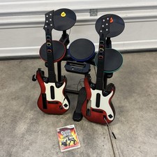 Nintendo Wii Band Hero Guitar Hero DRUM KIT a...