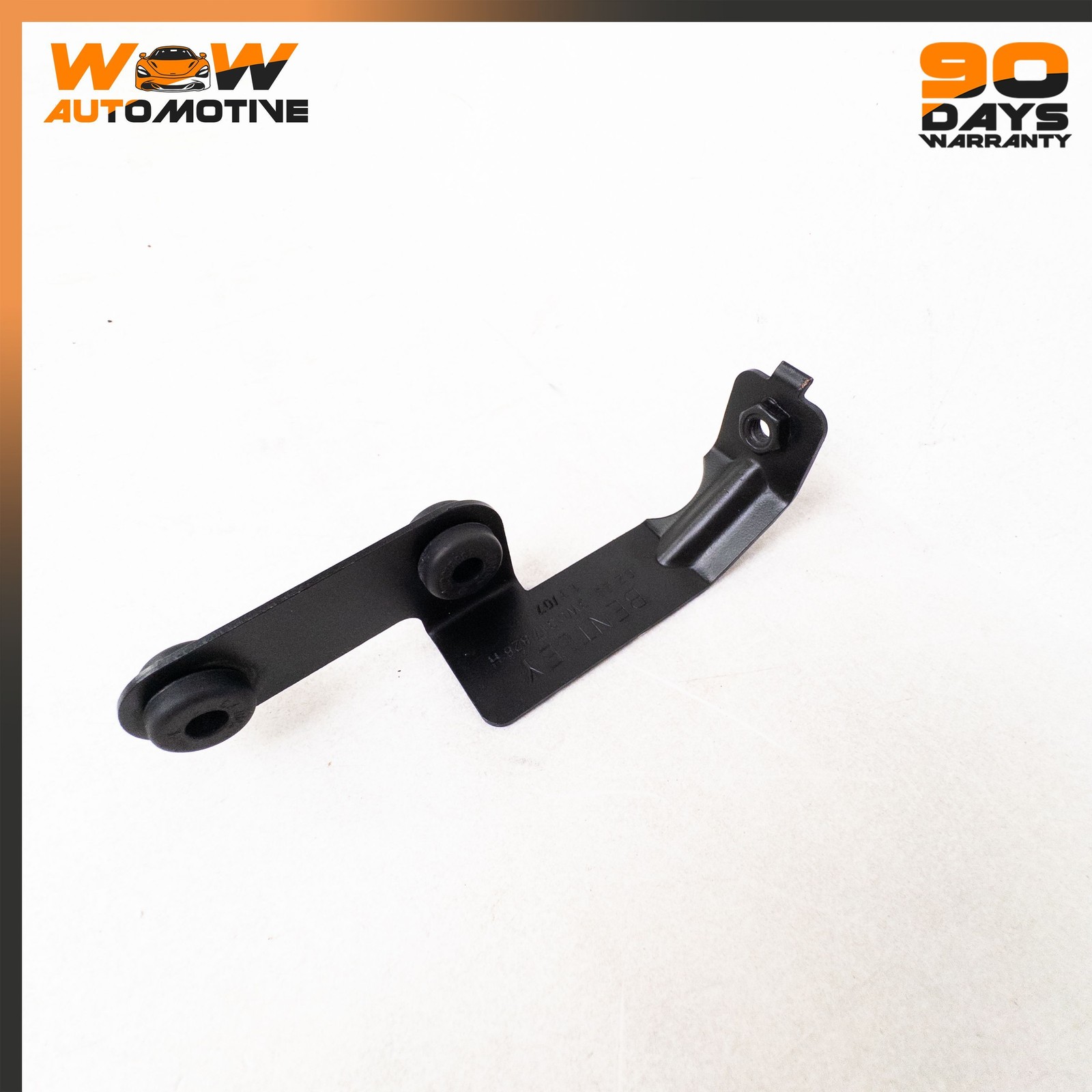 04-17 BENTLEY CONTINENTAL GTC GT RIGHT LEFT OIL COOLER RETAINER BRACKET SET OEM
