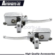 Chrome Brake Master Cylinder Clutch Levers Fits Kawasaki Vulcan 1500 1600 2000