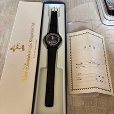 Disney Mickey Mouse Watch Vintage Unused in Box From Japan