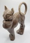 Vintage ROYAL HAEGER R-897 Arched Back Standing Cat Repaired 8"