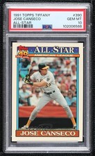 1991 Topps All-Star Factory Set Collector's Edition (Tiffany) Jose Canseco 0v1p