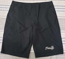 Billabong Mens Shorts 36 Cotton Pinstripe Black Boardshorts Vintage Made In USA