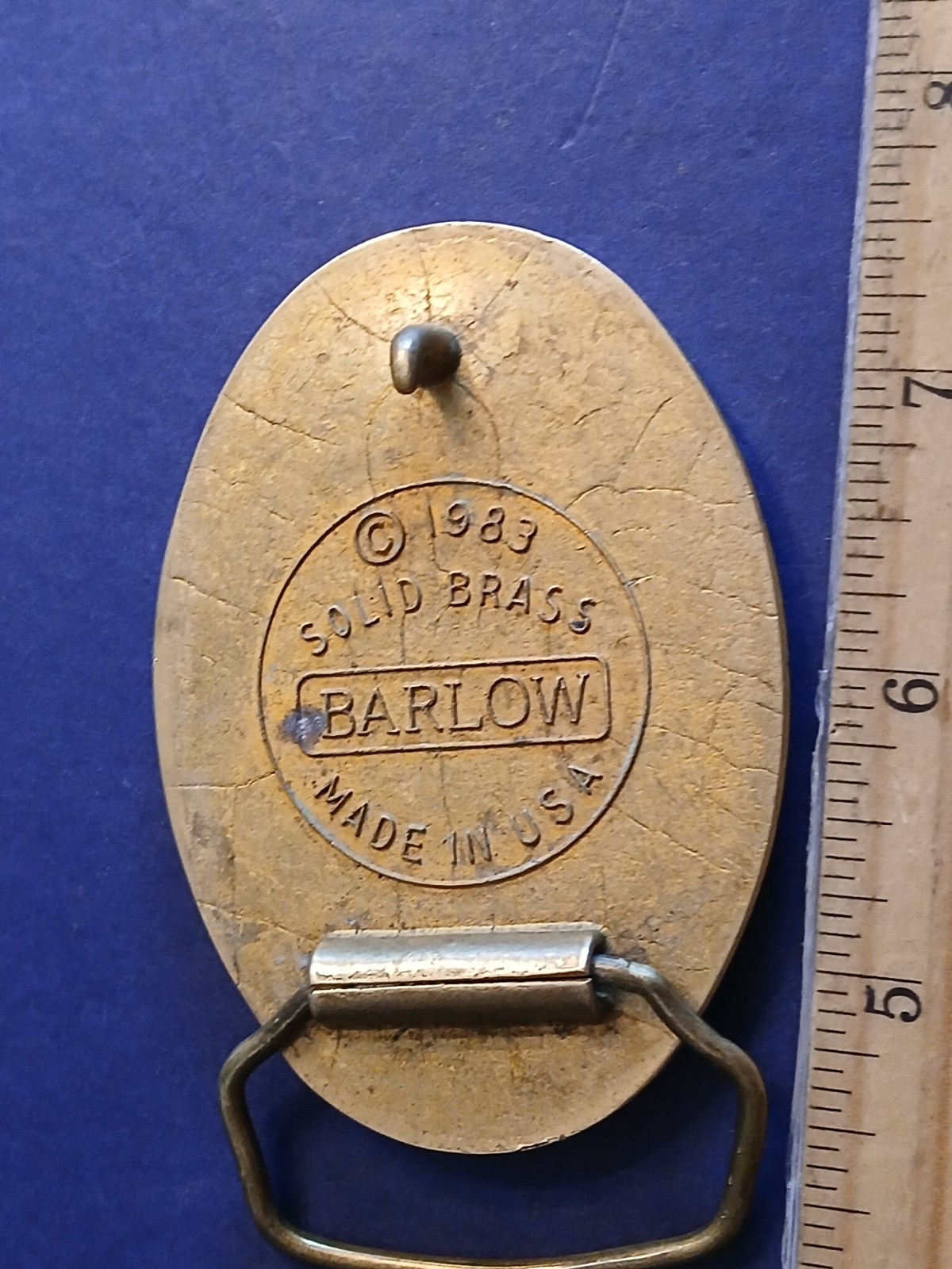 Barlow Solid Brass American Bald Eagle Simulated … - image 2