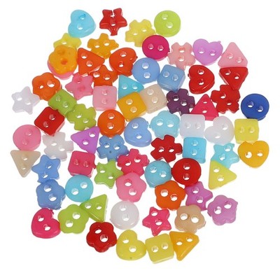 70 PCS Winzige Knöpfe Für Bastelarbeiten Scrapbooking-knöpfe Annähen Nähzubehör