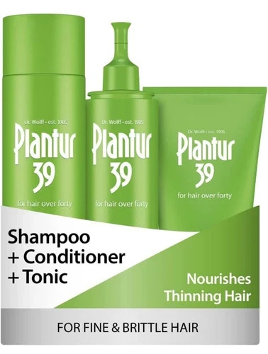 Plantuur 39, 3-Step System for Fine Brittle Hair Bundle Phyto-Caffeine Formula