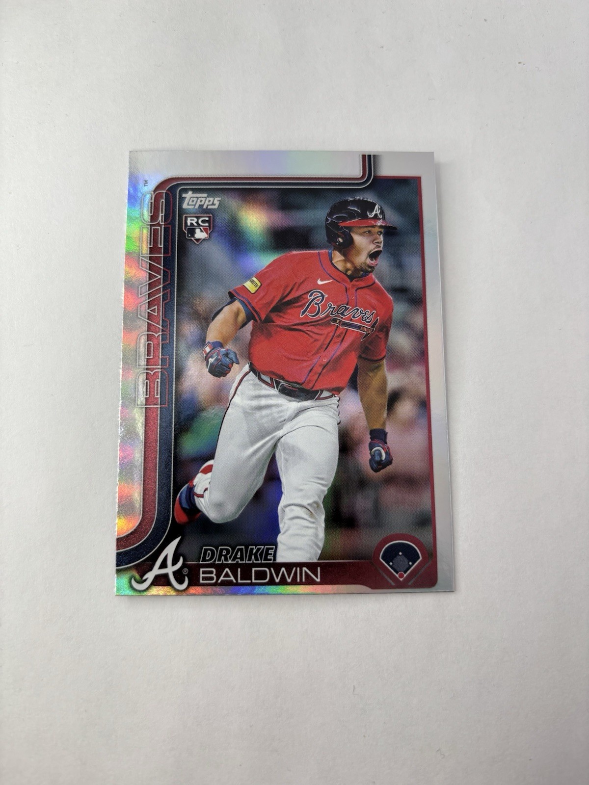 2025 Topps Update Drake Baldwin RC Rainbow Foil Rookie #US87 Braves SP