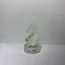 Cristal Transparente Caballero Ajedrez Repuesto Mesa Estrategia Juego de Mesa
