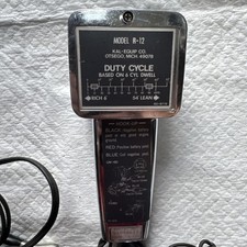 Vintage Kal Equip Model R-12 Tach And Dwell Tester Untested Vintage Kal Equip Model R-12 Tach And Dwell Tester Untested