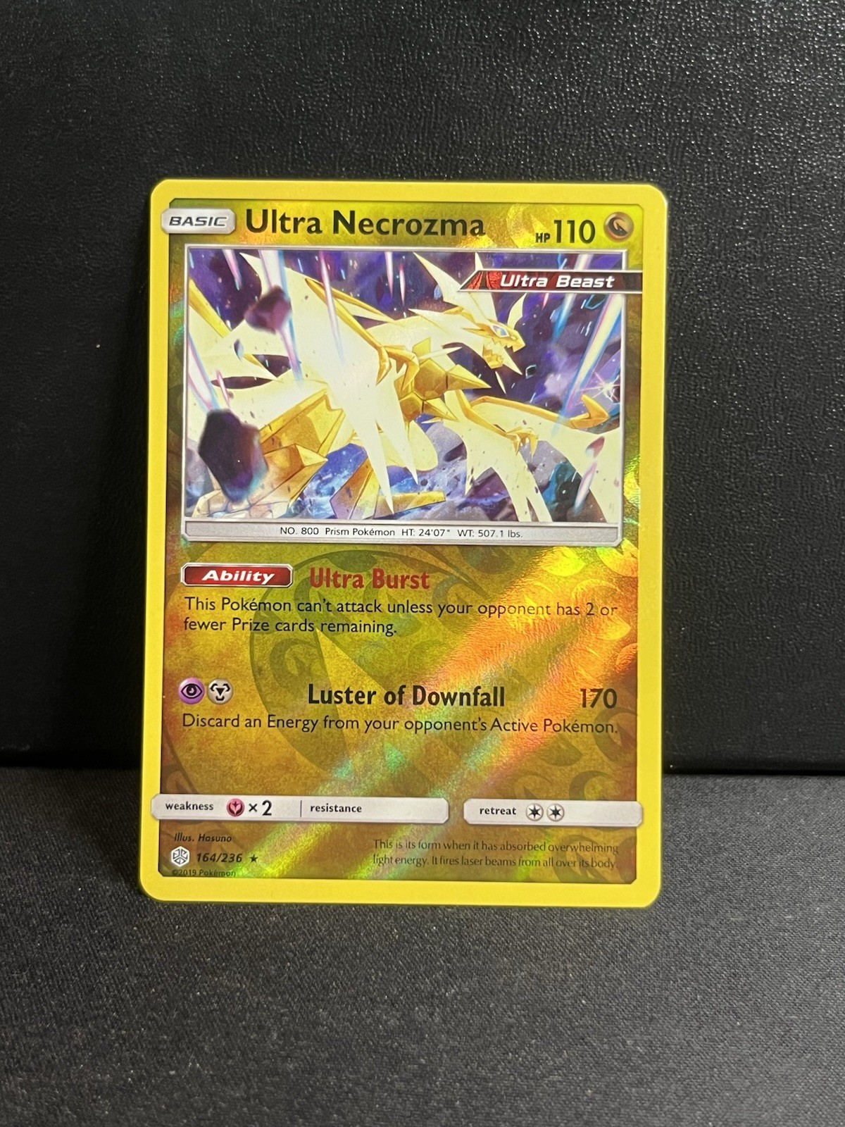 Ultra Necrozma 164/236 - Sm Cosmic Eclipse - Reverse Holo - Pokemon - NM