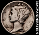 1939-D Silver Mercury Dime-Scarce Better Date No Reserve #i3888