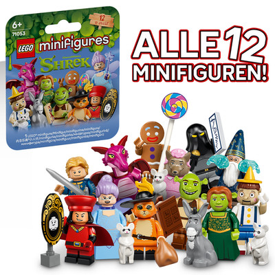 LEGO  Collectable Minifigures 71053 Shrek Serie - 12er Box NEU ab 27.08.2026!