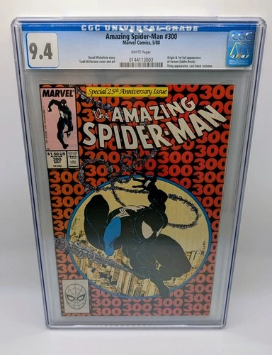 Amazing Spider-Man #300 - Origin & 1st Venom - Todd McFarlane (CGC 9.4)  1988