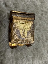 Vergoldeter Verschluss einer antiken Uhr aus dem 18. Jahrhundert