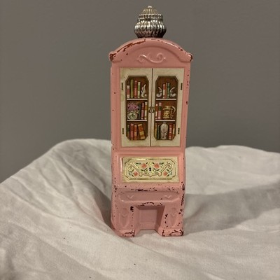 Pink Bookshelf Avon Lilac Foaming Bath Oil Bottle with Gold Cap