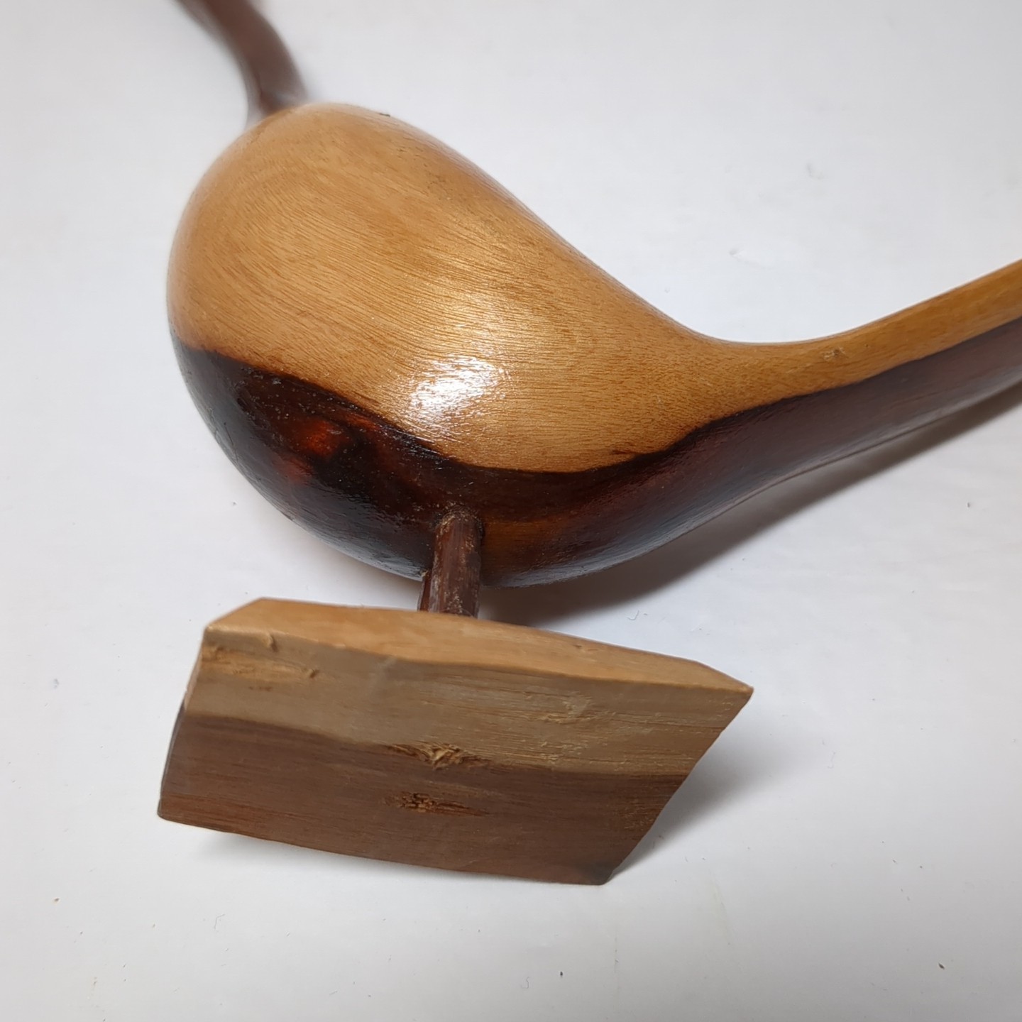 Vtg MCM Wood 2 Tone Sandpiper (Set Of 2) **READ**