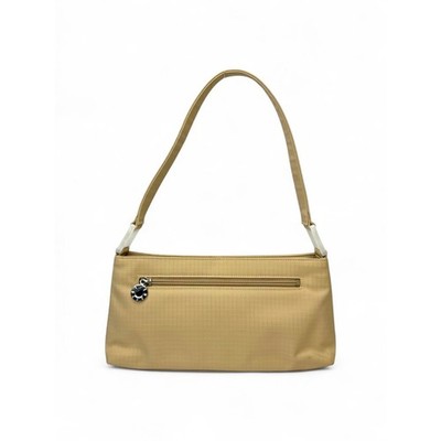 Givenchy 4G Monogram Beige Coated Canvas Small Shoulder Bag Zip Pochette