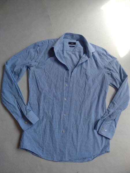 Men Hugo Boss Shirt White Cotton 36 / S / 44 #N9SE