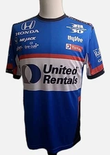 United Rentals IndyCar Crew Pullover Men’s M Six Six Rahal #15 Honda Racing Jers