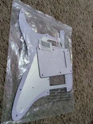 SAPHUE SSS 11 Holes Strat Electric Guitar Pickguard and Backplate Set for Fender