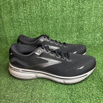 Brooks Ghost 15 Womens Running Shoes Black / Silver Size 9.5 EUC