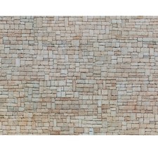 (93 EUR/m²) NOCH 56642 3D-Kartonplatte - Kalksteinmauer - Spur H0
