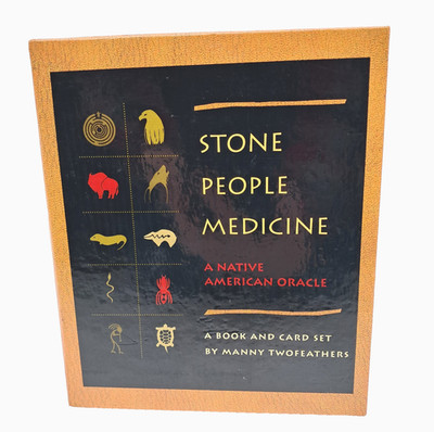Stone People Medicine: A Native American Oracle by Manny Twofeathers Box Set VTG