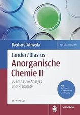 Jander/Blasius | Anorganische Chemie II: Quantitativ... | Buch | Zustand wie neu