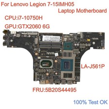 LA-J561P For Lenovo Legion 7-15IMH05 Motherboard i7-10750 RX2060 6G 5B20S44495