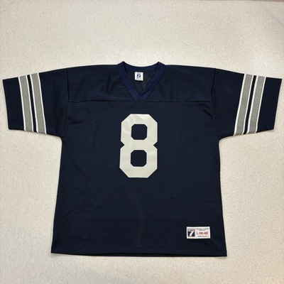 #ad Vintage 90s Dallas Cowboys Troy Aikman #8 Jersey Mens Large Made in USA LOGO 7 $24.99