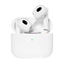 AAZ Wireless Bluetooth 5.2 Earbuds Gaming Headphones Stereo In-Ear Bass White