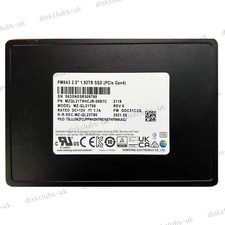 Samsung PM9A3 1.92TB SSD U.2 NVME MZ-QL7T60 PCIE MZQL21T9HCJR-00B7C Original