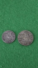 LOTTO MONETE VITTORIO EMANUELE  2 LIRE 1908 1 LIRA 1913 QUADRIGA VELOCE ARGENTO