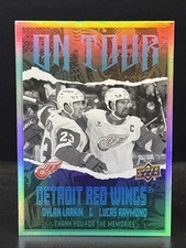2024-25 Upper Deck Series 2 - On Tour Dylan Larkin, Lucas Raymond #OT-23