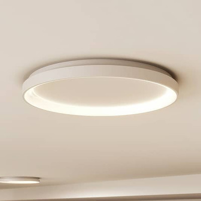 Arcchio Deckenleuchte Lampen LED Vivy Metall Acryl weiß warmweiß rund 58 cm