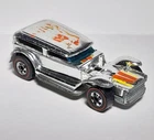 Vintage Hot Wheels Super Chromes Redline #9207 Demon 'Prowler' w/Hong Kong Base