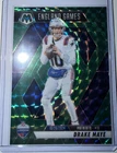 2025 Panini Mosaic - International Games Drake Maye #258 Green Mosaic Prizm