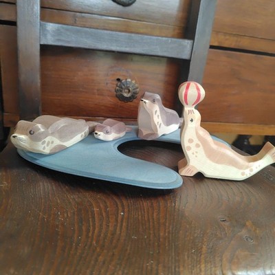 Ostheimer Seal Set, Kid & Parent Seals, Summer Decor, Collectible, Unused