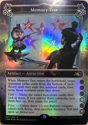Memory Test (4-6) Holo R Unfinity 221 NM