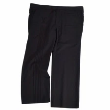 Louis Vuitton 22AW LV Kara Column Workwear Long Pants Wool Bottoms Used MOLO-0