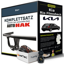 Anhängerkupplung starr für KIA Rio Fliessheck +E-Satz NEU AHK