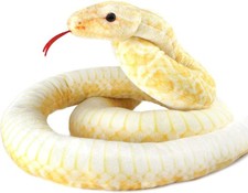 120 inch high Simulation Extra Long Snake, Soft Plush Toy, Snake Yellow