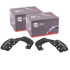 2X ABS SPRITZBLECHE BREMSSCHEIBEN VORNE LINKS RECHTS PASSEND FÜR OPEL ASTRA